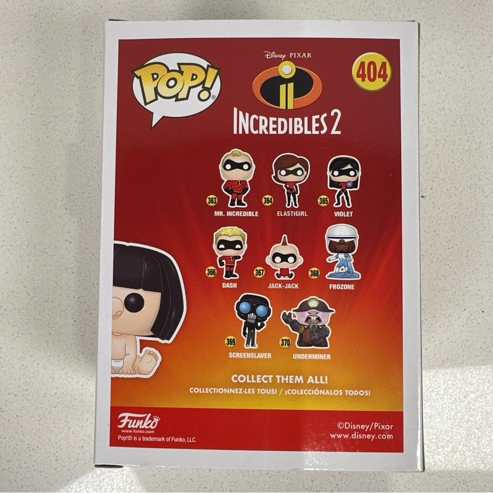 Funko Pop! Disney Incredibles 2 Edna Jack-Jack #404 Summer LE - Picture 3 of 7